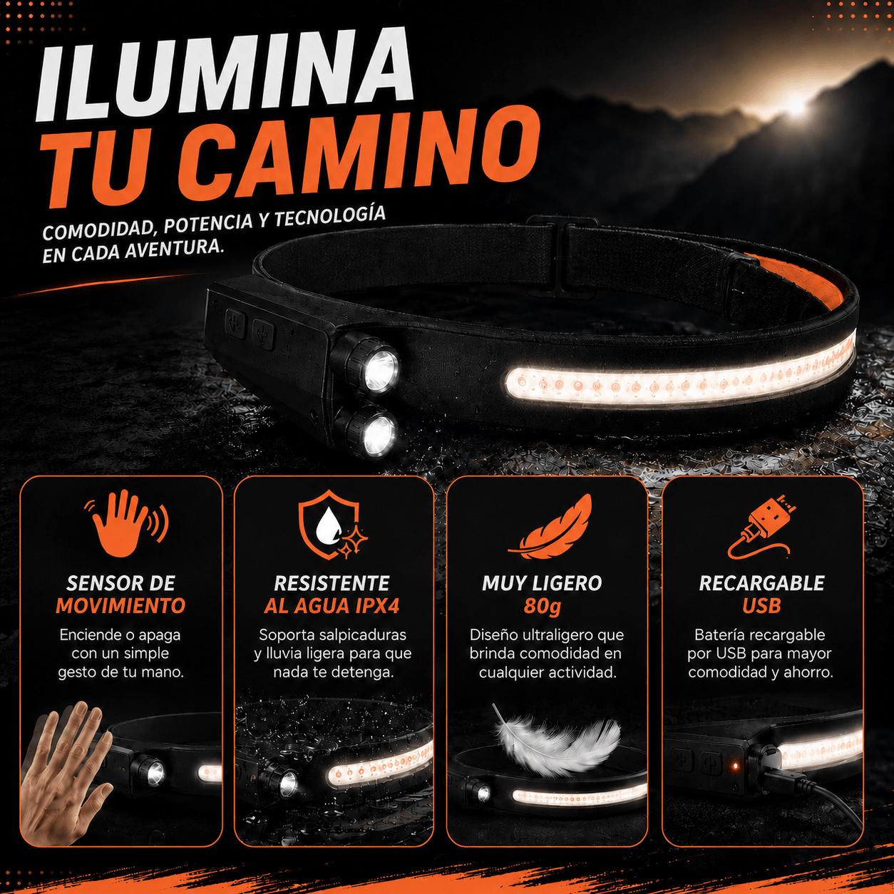 NightVision Pro™ - Con sensor de movimiento